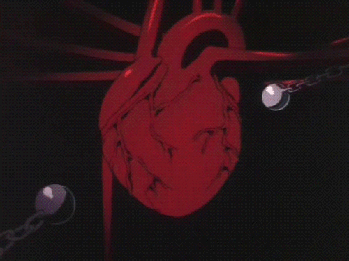 1999 hunter x hunter kurapika chain heart gif